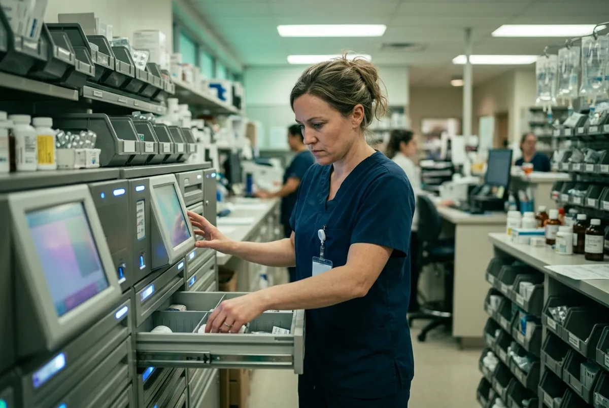48.5% of hospital pharmacy leaders report using AI in some capacity and 23.7% daily. The useful question is not which tool is best, it is which tasks you are allowed to hand over, and drug information is not one of them.