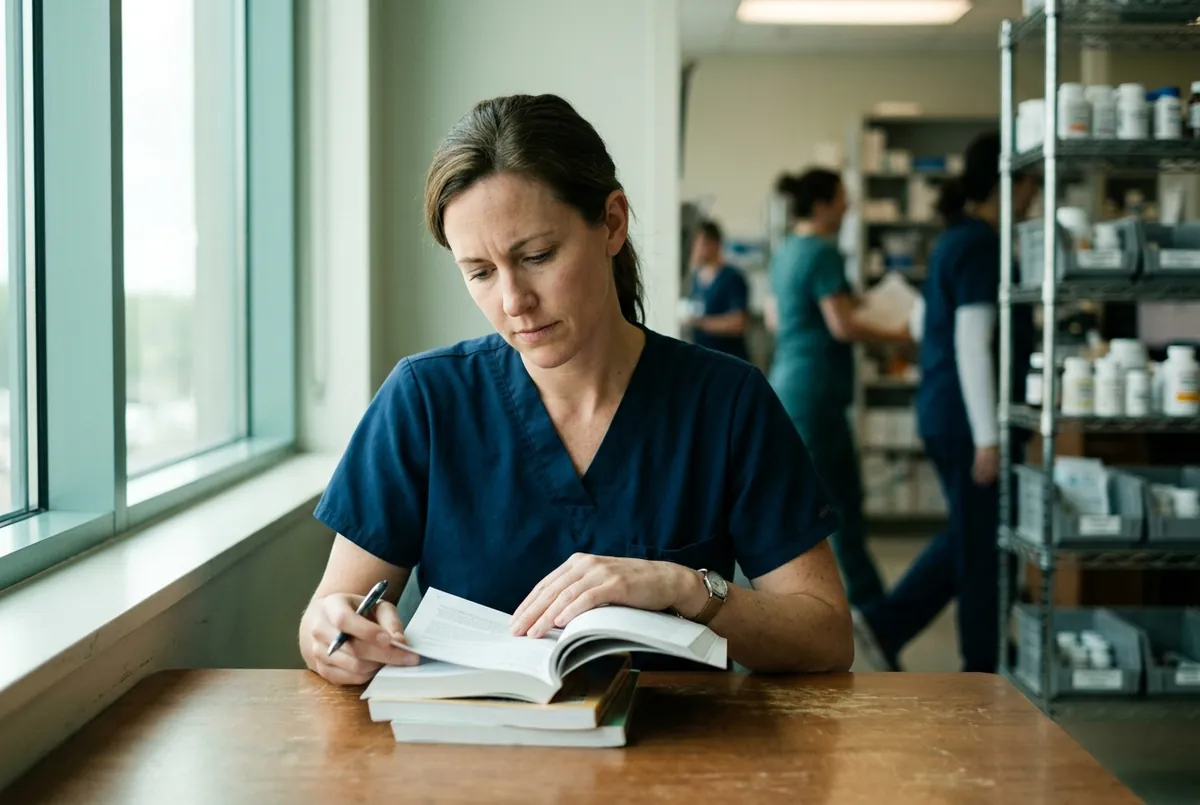 Most pharmacy goals are stated as titles, which makes them dependent on a vacancy you do not control. Restated as conditions, the same goal becomes something you can start obtaining where you already work.